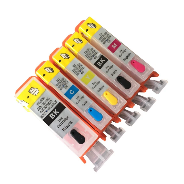 Refillable Ink Cartridges for Canon PIXMA MG5120 MG5220 MG6120 MG8120 MG5320