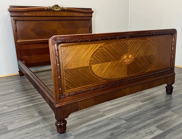 Amazing Rare Carved French Antique Double BED (LOT 2502)