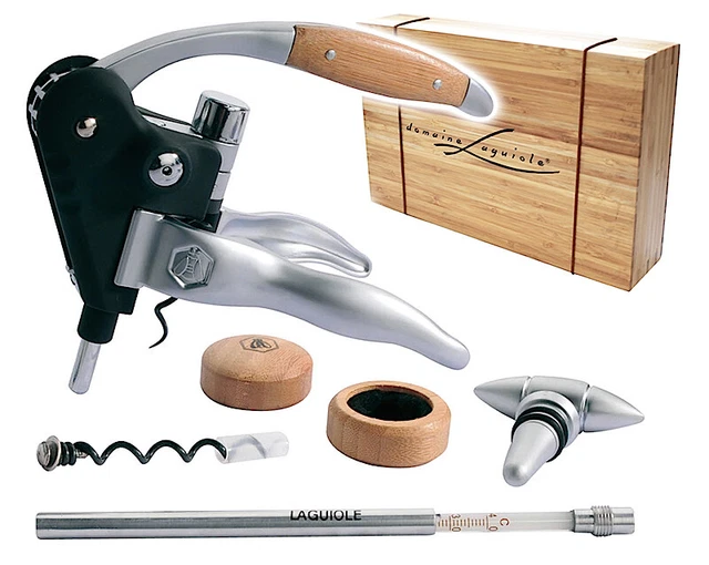 Vlecexs Profi Korkenzieher - Edelstahl Weinöffner Mit Folienschneider & Flaschenöffner