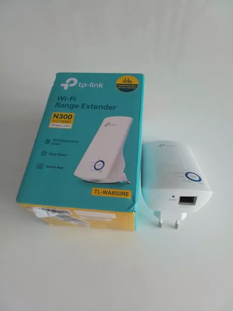 TP-Link TL-WA850RE WLAN Repeater 300Mbit/s 2.4GHz WPS WiFi Signal Verstärker LAN