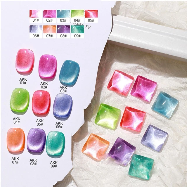 LED Gel de photothérapie Fluorescent Gel œil de chat Spar Gel Vernis à ongles