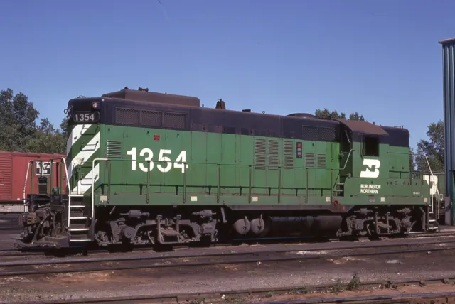 Original Slide BN Burlington Northern GP5 #1364 - Minneapolis MN 1974 Ex-GN