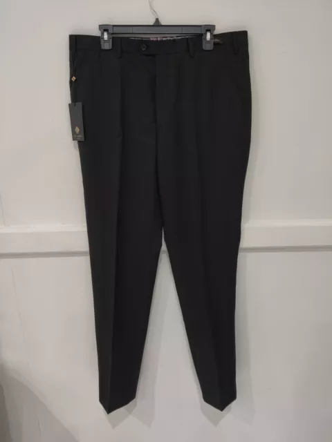 NWT Ted Baker London Men ARCINAT Debonair Plain Suit Pant Black Sz 36L $245 N106