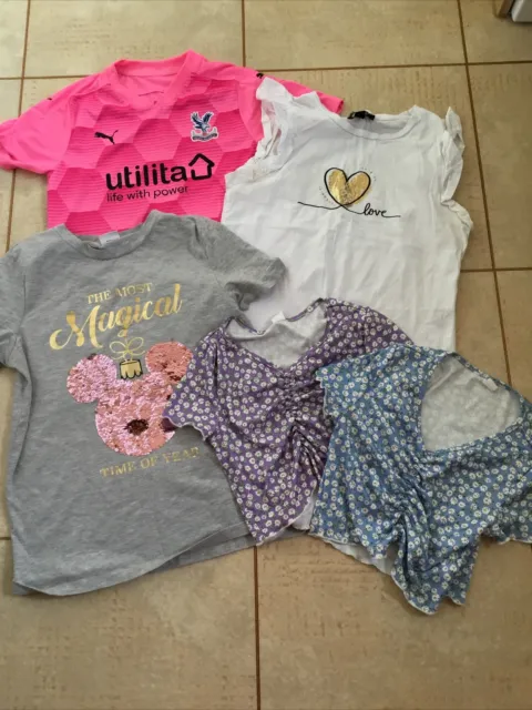 Pacchetto Joblot T-shirt vestiti ragazze età 13/14 anni abbigliamento estate