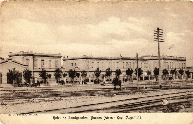 CPA AK BUENOS AIRES Hotel de Immigrantes ARGENTINA (787677)