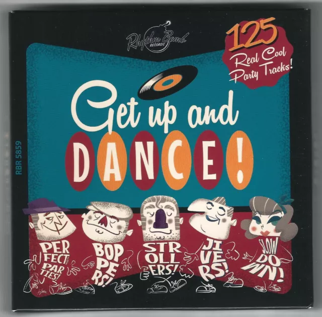 Get Up And Dance! RARE 5-CD+Bonus Party Rockabilly Houserockers Rock & Roll Bop