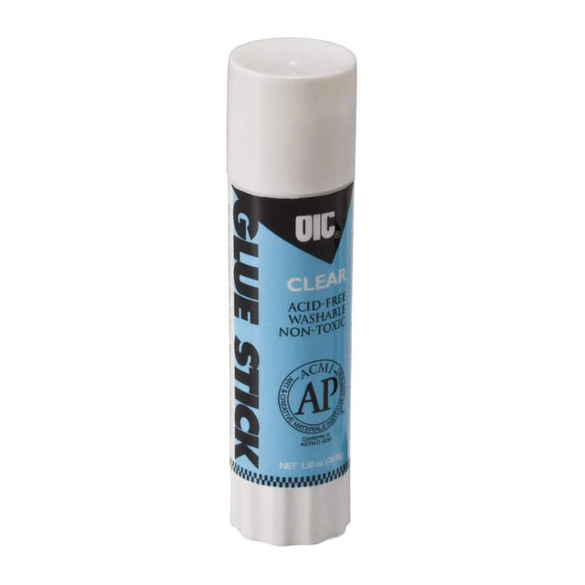 OFFICEMATE 50003 Glue,1.3 oz,Stick Container,PK12