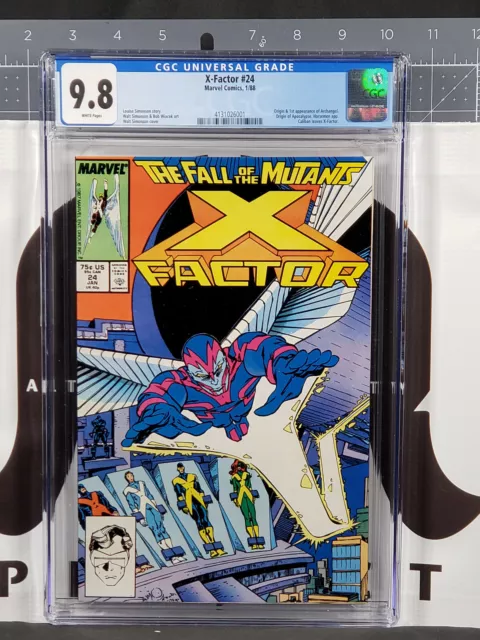 X-Factor #24 CGC 9.8 **1st App & Origin of Archangel**Marvel Comics 1988**KEY**