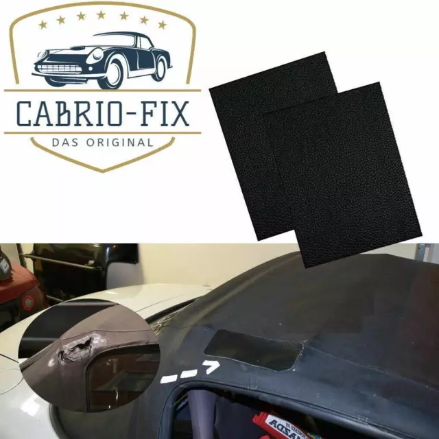 CABRIO VERDECK REPARATUR Set Schwarz Stoffdach für alle Porsche Cabrios EUR  19,90 - PicClick DE