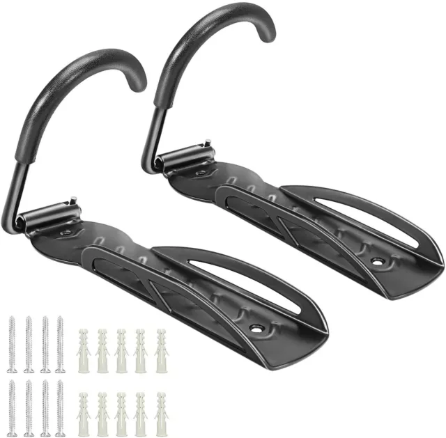 Bike Rack for Garage 2 Pack Wall Mount Bike Hanger Bike Hooks