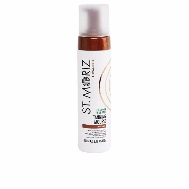 Solar St. Moriz unisex TANNING MOUSSE colour corrector #medium 200 ml