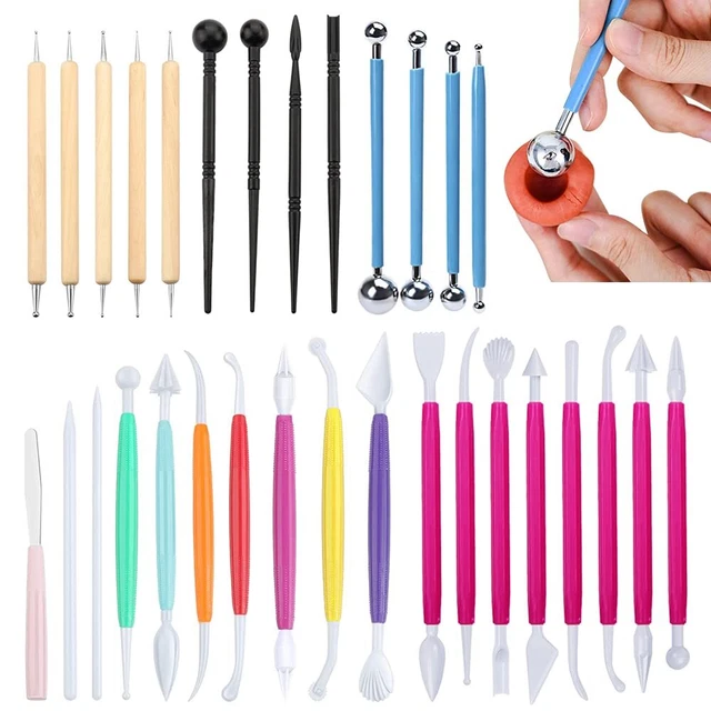 31pcs Fondant Cake Modeling Decorating Hand Sculpting Tools Kit for Cookie