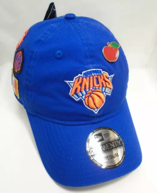NEW ERA NEW York Knicks Side Patch Blue Black Fitted Hat 59Fifty Men Sz 7-8  $21.99 - PicClick