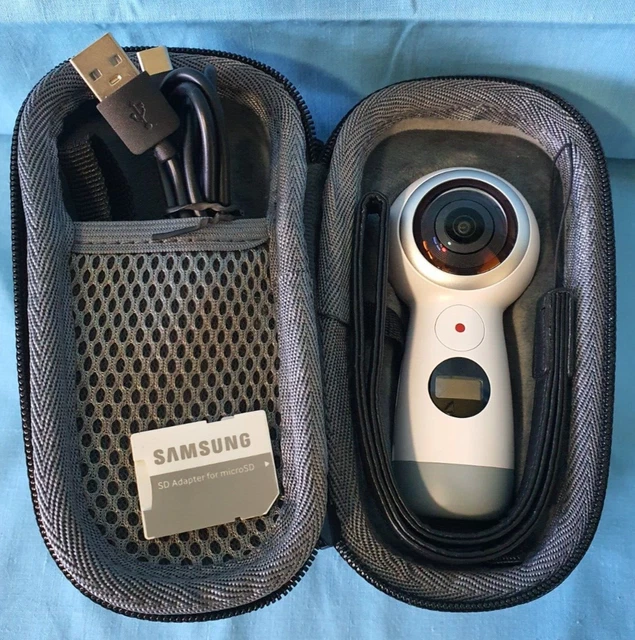 SAMSUNG GEAR 360 Real 360° High Resolution VR Camera 2017 Model 120.