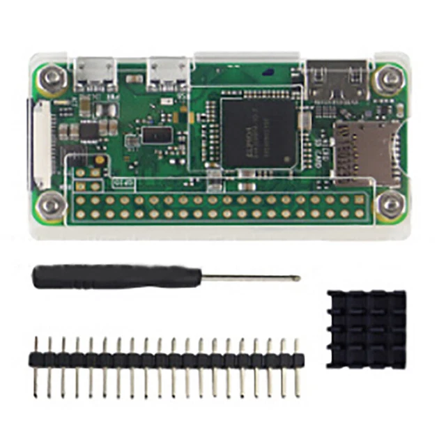 4 in 1 kit Acrylic Case for Raspberry Pi Zero 1.3/W with Heat sink G3JIWI_HV
