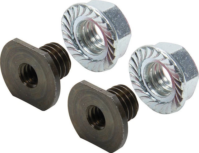 Allstar ALL18547-10 Threaded Nut Insert - 1/4-20 in ID - 3/8 in OD - Steel -