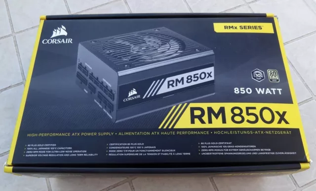 Alimentatore Pc Corsair Rm 850X 850W Full Modular - 80+ Gold