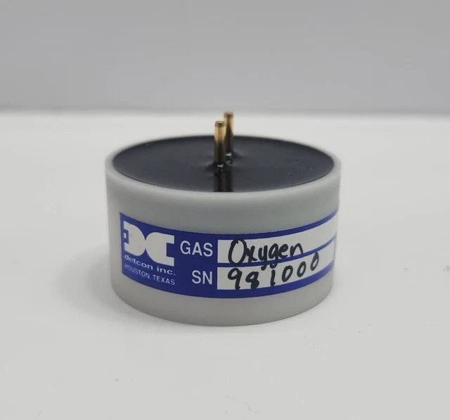 Plug In Sensor DETCON 370-399100-000 OXYGEN Field Replaceable Plug-In Sensor £377.49 ...