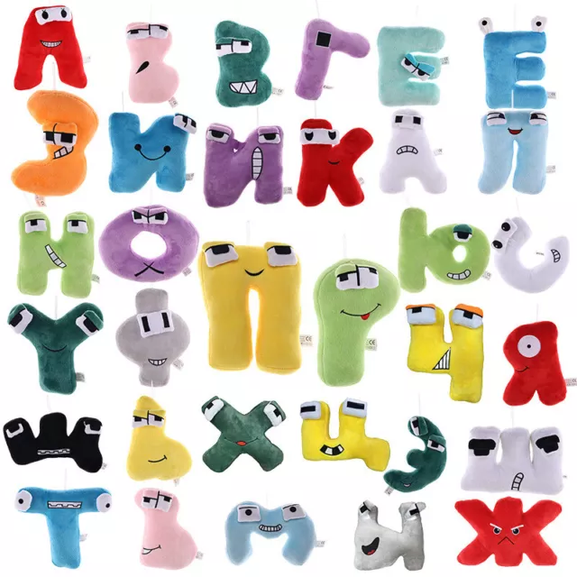 ALPHABET LORE RUSSIAN Letter Plush Toy Doll Adorable And Soft