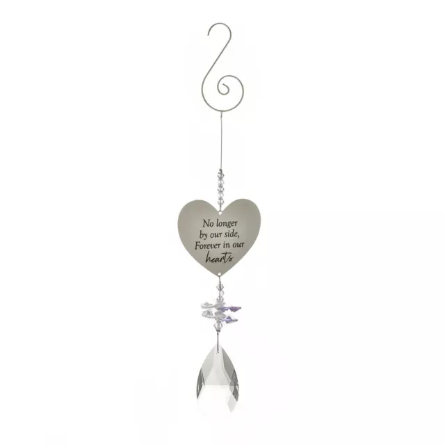 Memorial Crystal Hanger Decoration Ornament - Heart