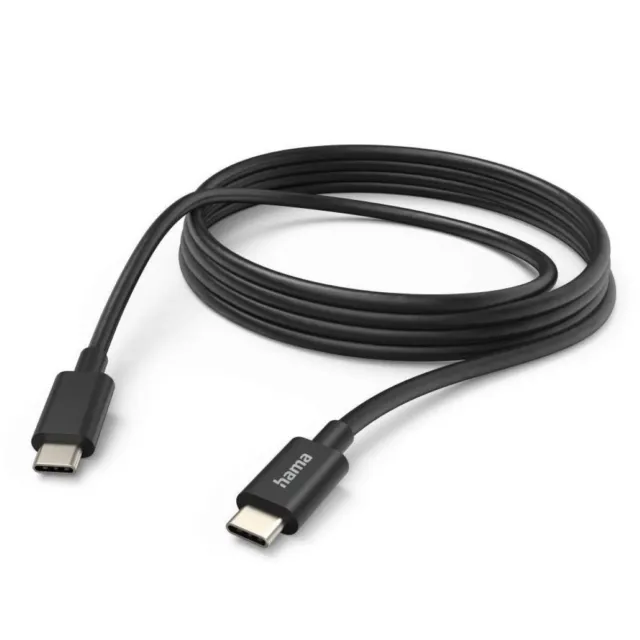 Hama 3M Long Usb-C Schnell-Ladekabel 3A Câble Portable Smartphone Tablette