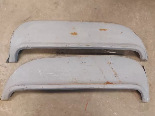 1955 Plymouth FENDER SKIRTS steel used pair. flush mount. Vintage 55 PLYMOUTH 1955 Plymouth FENDER SKIRTS steel used pair. flush mount. Vintage 55 PLYMOUTH