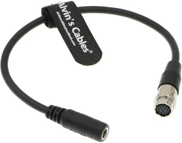12 Pin Hirose Female to DC 12V Female Cable for GH4 Power B4  Lens