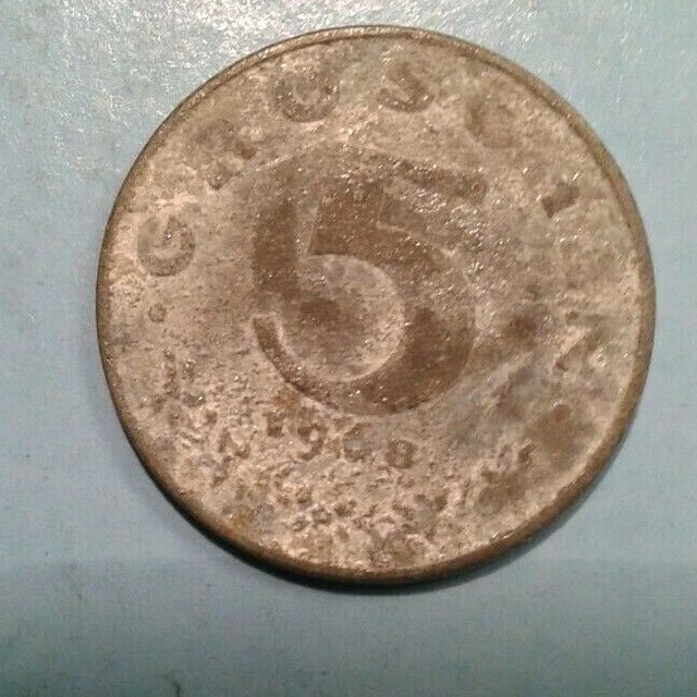 Austria 5 Groschen coin 1968