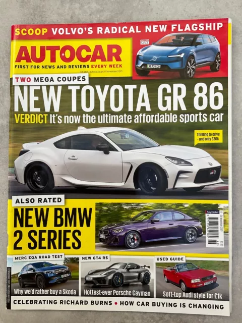 Autocar Magazine - 17 November 2021 - EQA 250, GR 86, M240i, A8 L, ZS EV, 308