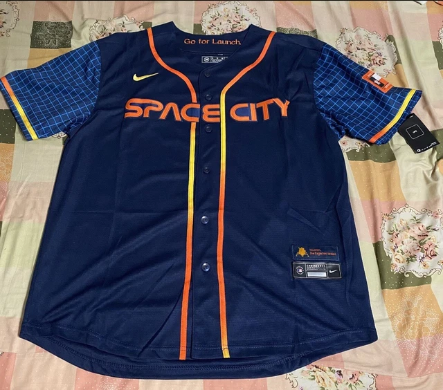 CITY CONNECT HOUSTON Astros Nike Mens Space City Jersey Mens Size M 84