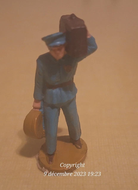 5 Figurines Personnages De Gare époque 1940 - échelle O - Plomb Allemagne