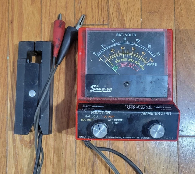 VINTAGE SNAP ON Tools TACHDWELL METER MT415B Engine RPM Volt UNTESTED