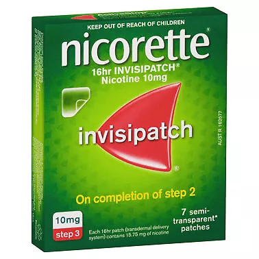 Nicorette 16 Hour Invisipatch Step 3 7 Pack