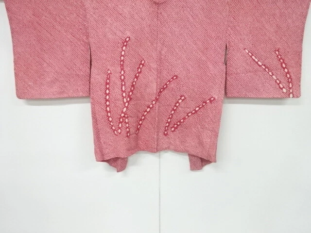 6726672: Japanese Kimono / Antique Haori / All Shibori / Abstract Pattern