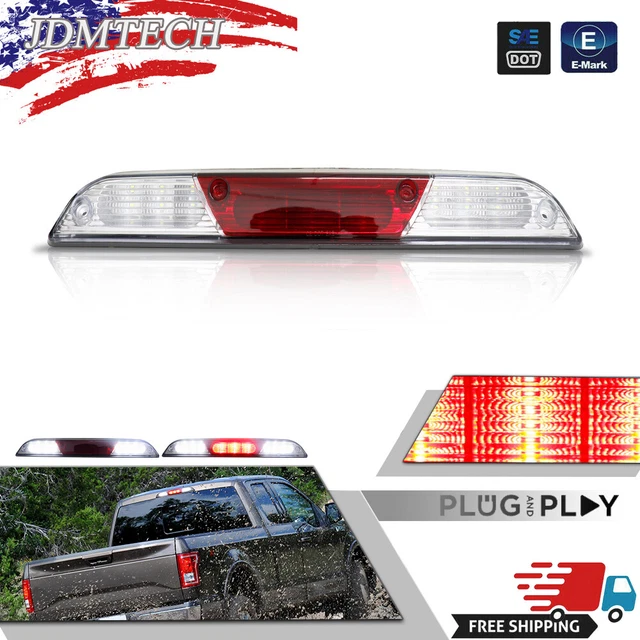 thumbnail image 2 of Hilamps LED 3rd Brake Light With Chrome Housing For 2009-2014 Ford F-150 – Smoked Lens 2 of 3