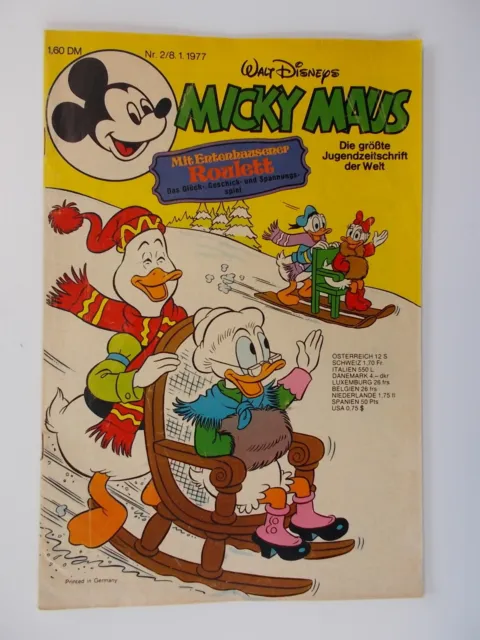 Micky Maus - Heft Nr. 2 - mit Beilage. Walt Disneys Comic / Z. 2