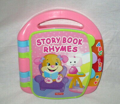 Fisher Price Laugh & Learn Storybook Rhymes Lights Sounds Baby Developmental Toy