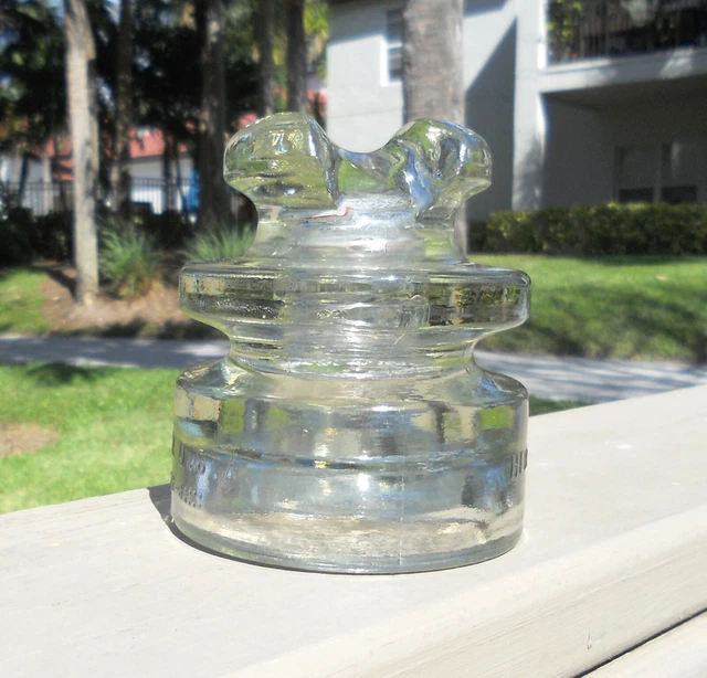 Nice Clear Cd 220 Hemingray Glass Insulator (T)