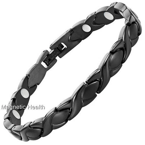 Pulsera Magnética De Acero Inoxidable Para Damas Túnel Carpiano Alivio Del Dolor Artritis 307