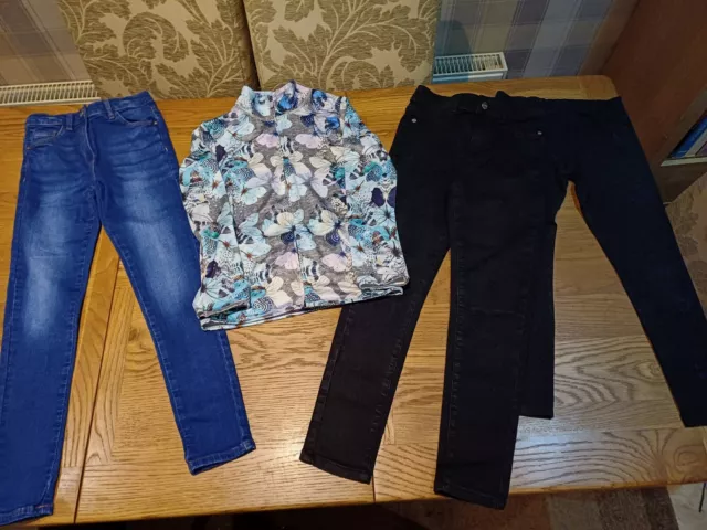 Girls Bundle Age 10 Years From Next & Lipsy. Jeans,Leggings & Top.