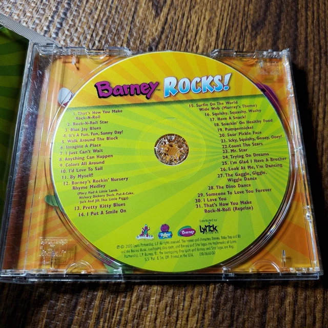 BARNEY - BARNEY Rocks! CD 2000 Kids Rock Lyric USA $33.80 - PicClick CA