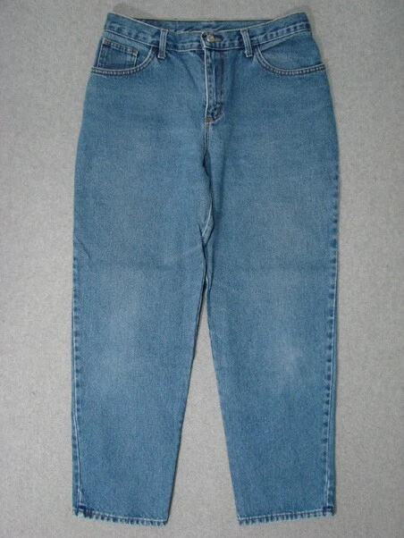 TH09414 USA VINTAGE 1980s **WATCH L.A..** CLASSIC FIT WOMENS JEANS sz13-14