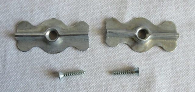 Cabinet bow tie turn latch - 2" - Lot of 2 - cupboard pie safe jelly cabinet NOS