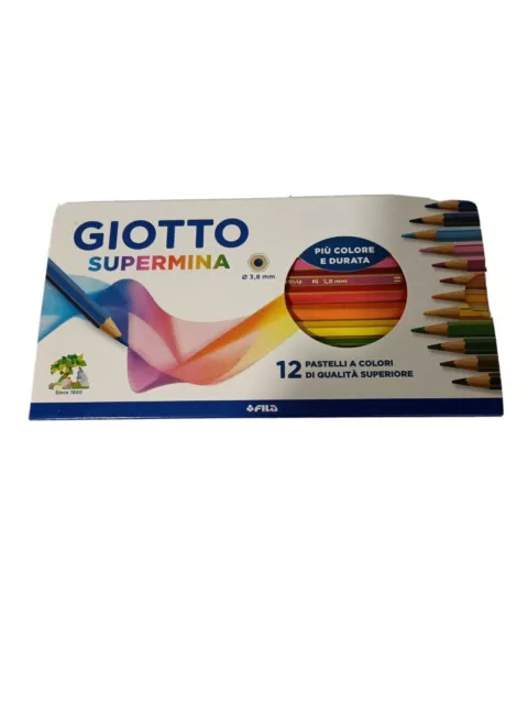 Confezioni Matite Colorate GIOTTO Supermina 3,8 mm - Elementariland