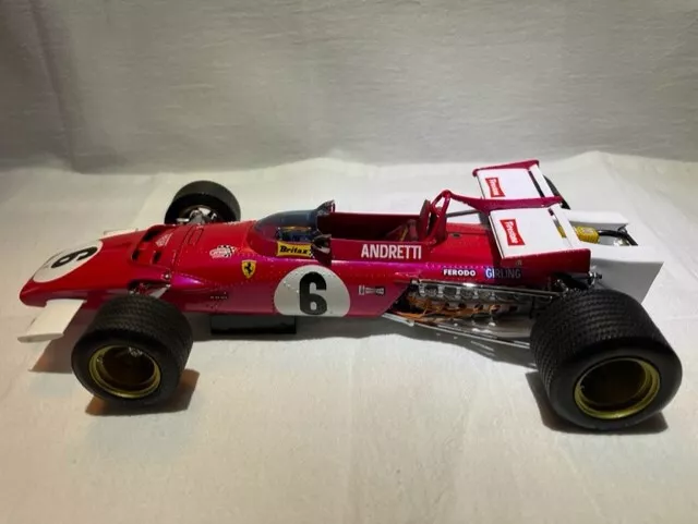 Exoto 1/18 Ferrari 312B 1971 F1 Mario Andretti Standox Monza Red #6