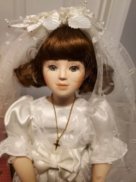 MEGAN Paradise Galleries Treasury Collection Porcelain Doll With COA 1993