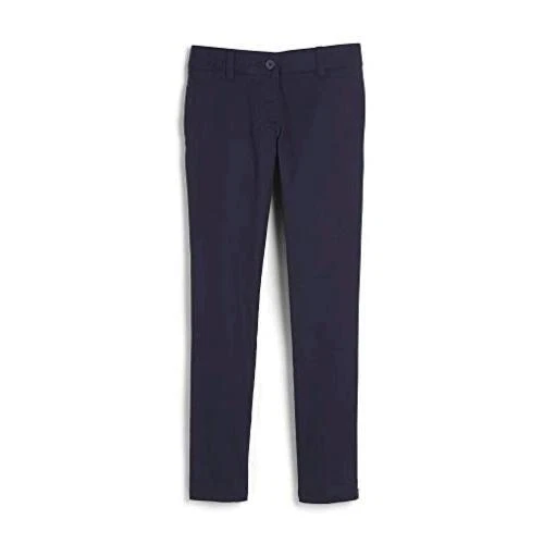 Big Girls' Stretch Twill Skinny Leg Pant, Navy, 10, Navy, Size 10.0 QZ4m