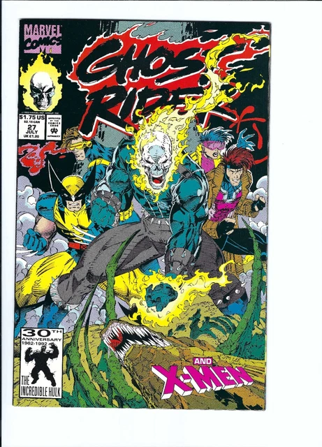 Scott Rider 27 GHOST RIDER #27 ft X-Men - Marvel Comics Juillet 1992 VFN EUR 5,84 ...