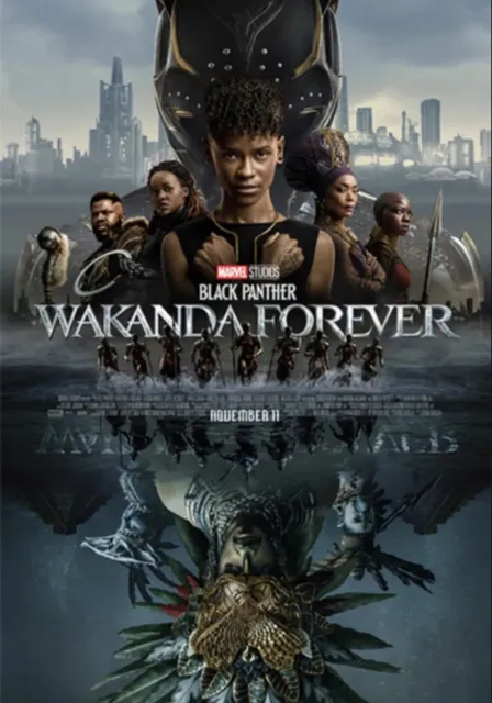 MCU Black Panther Wakanda Forever Original DS Movie Poster - 27x40 D/S US FINAL