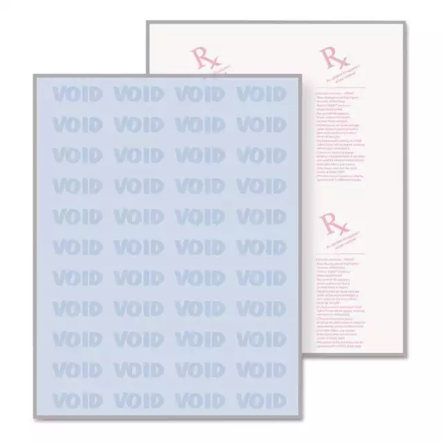 DocuGard Premier Medical Security Paper, Blue, 10 Features, 8 1/2 x 11, 500/Ream